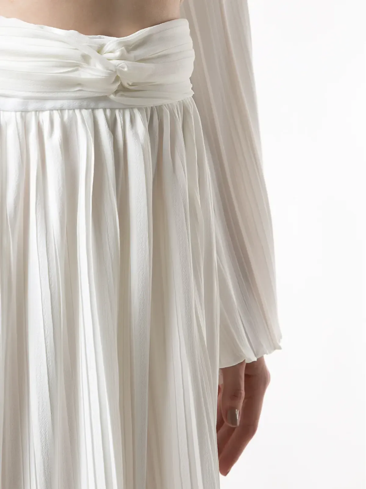 Olympiah Camelia midi skirt - White - 画像5