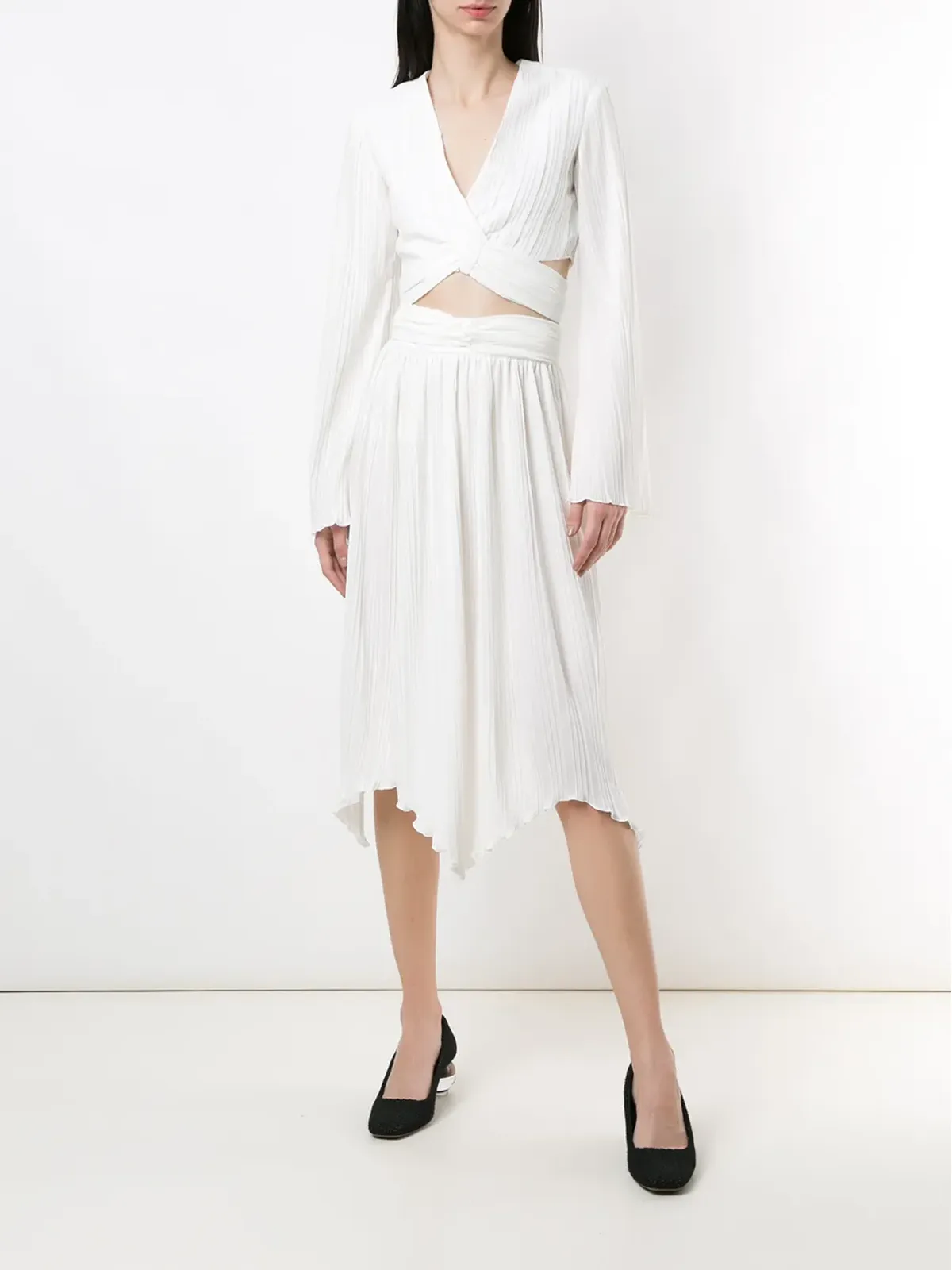 Olympiah Camelia midi skirt - White - 画像2
