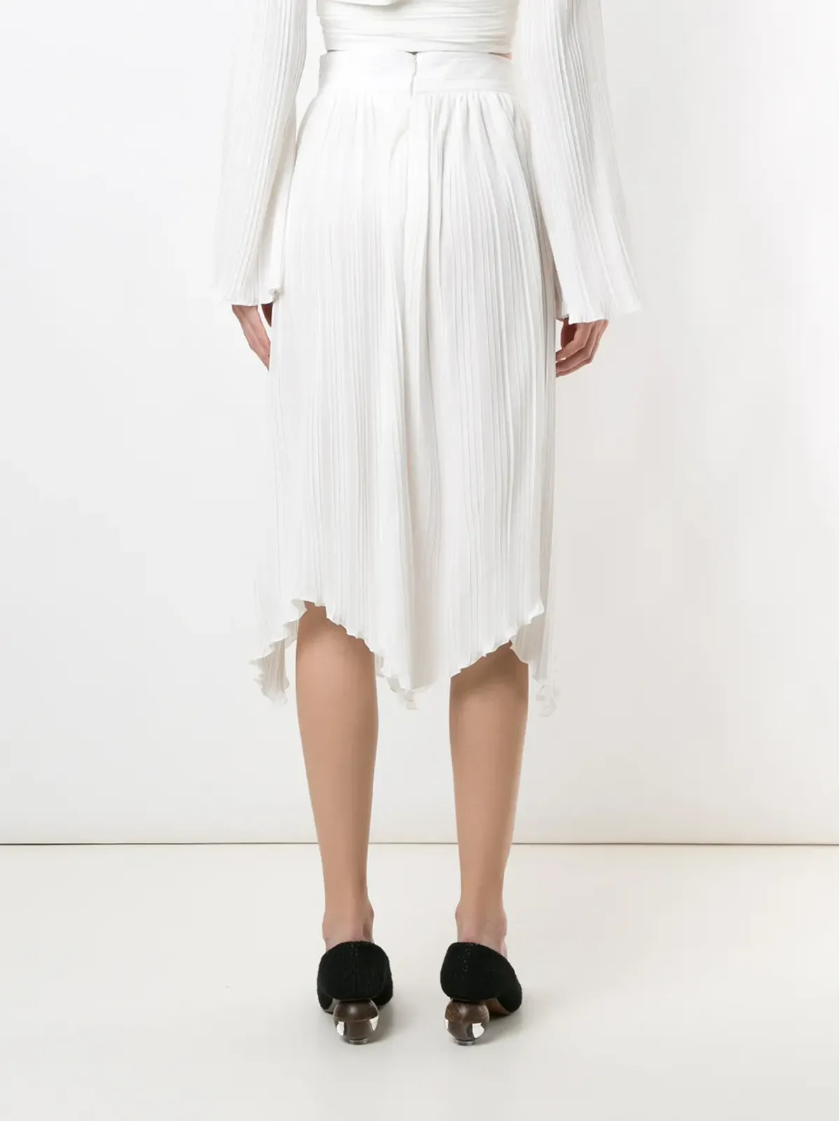 Olympiah Camelia midi skirt - White - 画像4