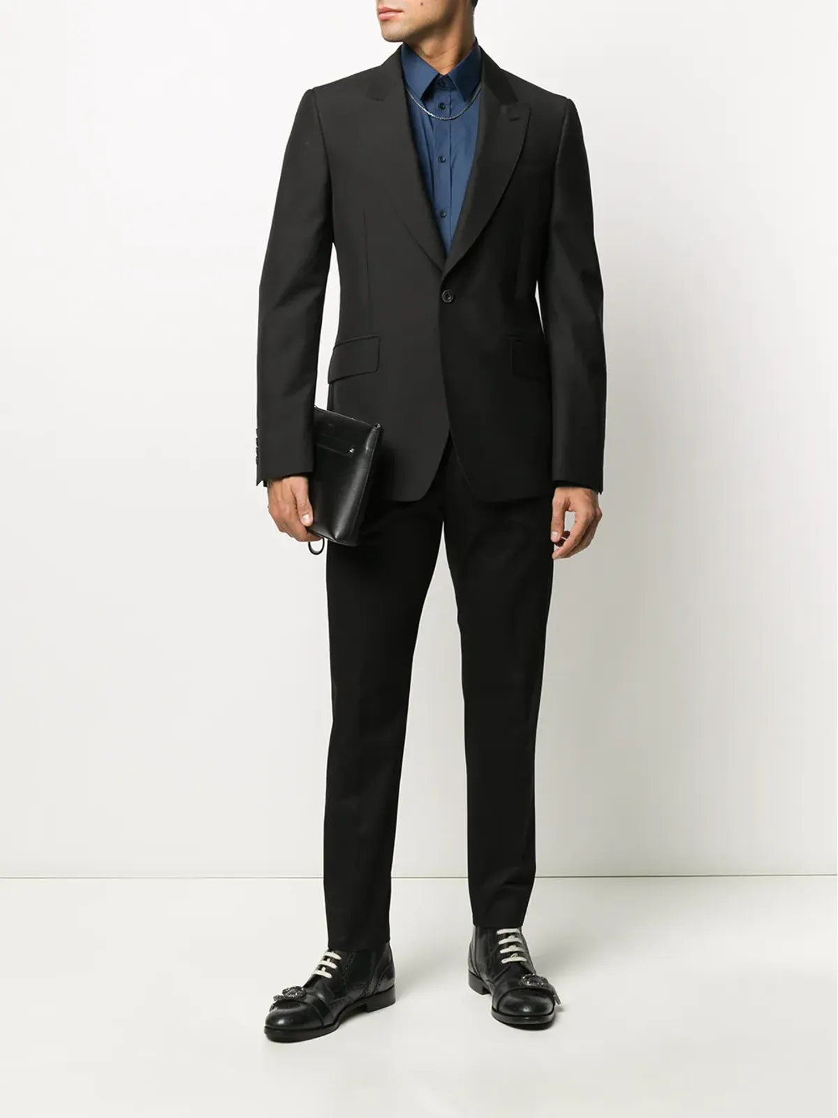 Dolce & Gabbana ストレッチコットン テーラードパンツ - 画像2