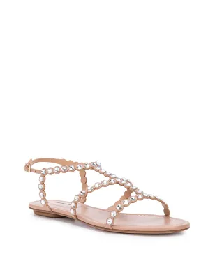 Aquazzura テキーラ クリスタル装飾サンダル - サムネイル2