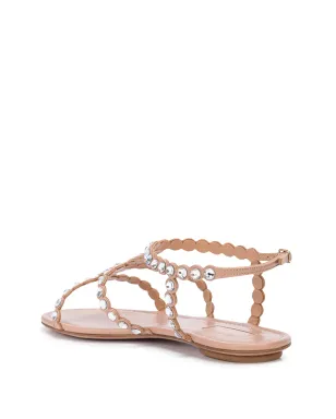 Aquazzura テキーラ クリスタル装飾サンダル - サムネイル3