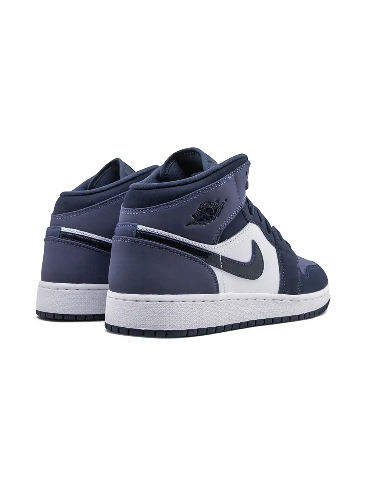 Jordan Kids エアジョーダン1 ミッド サンドドパープル スニーカー - 画像3