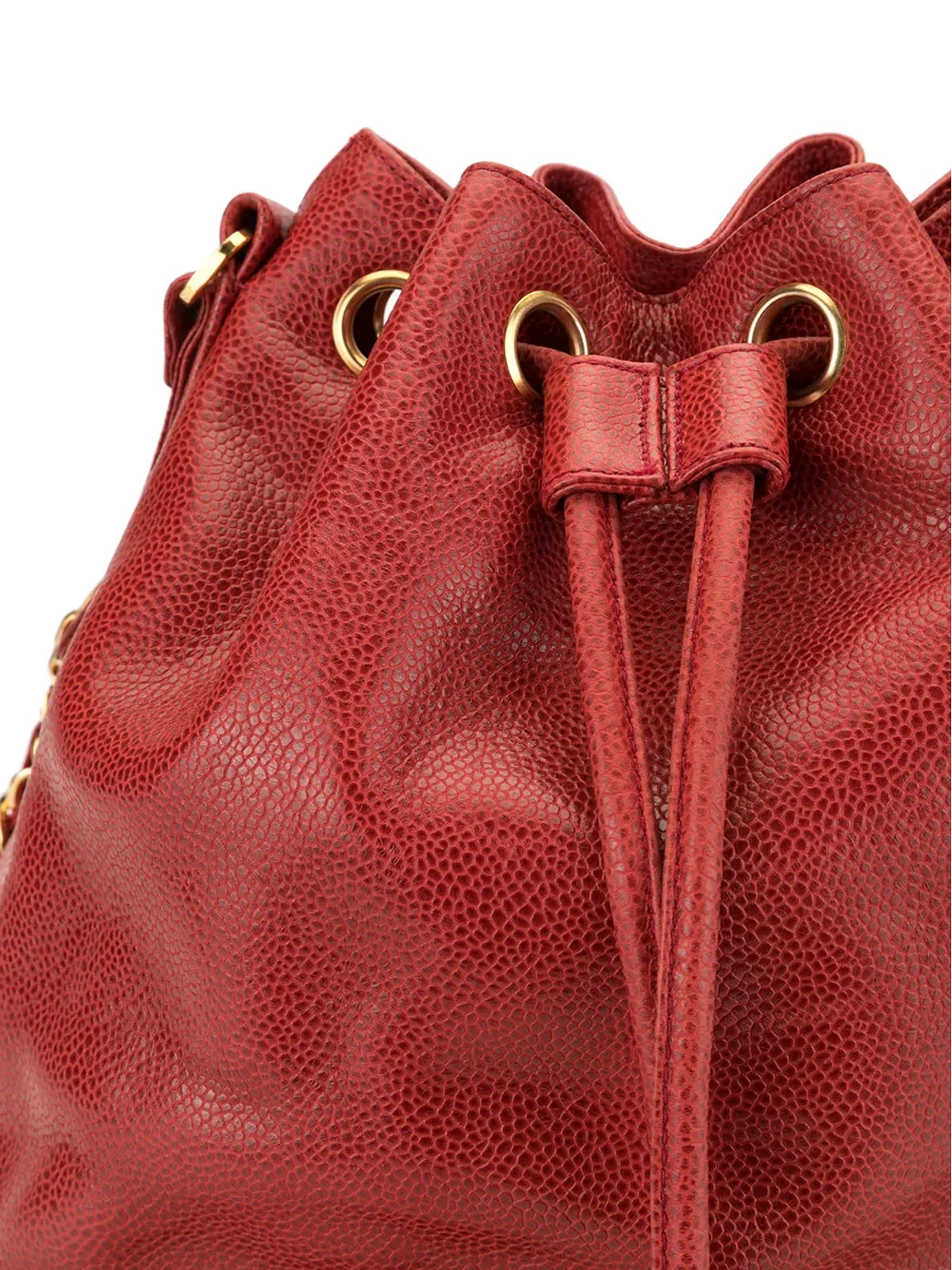 CHANEL ビンテージ 1994-1999 トリプルCC ショルダーバッグ - レッド - 画像4