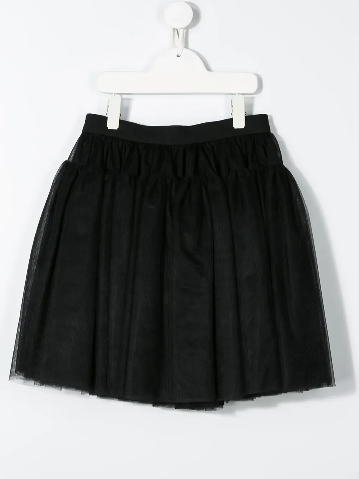 Dolce & Gabbana Kids シャーリングミニスカート ブラック - 画像2