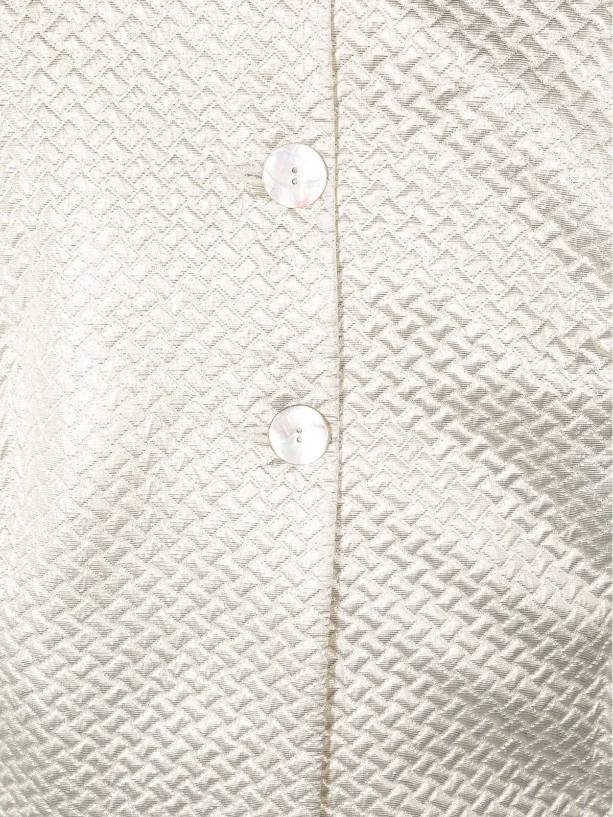Monnalisa TEEN textured jacket - Gold - 画像3