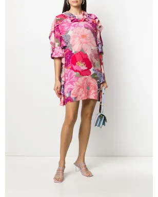Valentino Garavani 花柄プリントのフリルドレス - サムネイル2