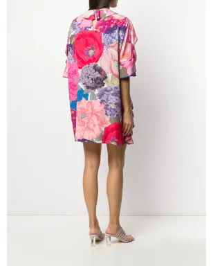 Valentino Garavani 花柄プリントのフリルドレス - サムネイル4