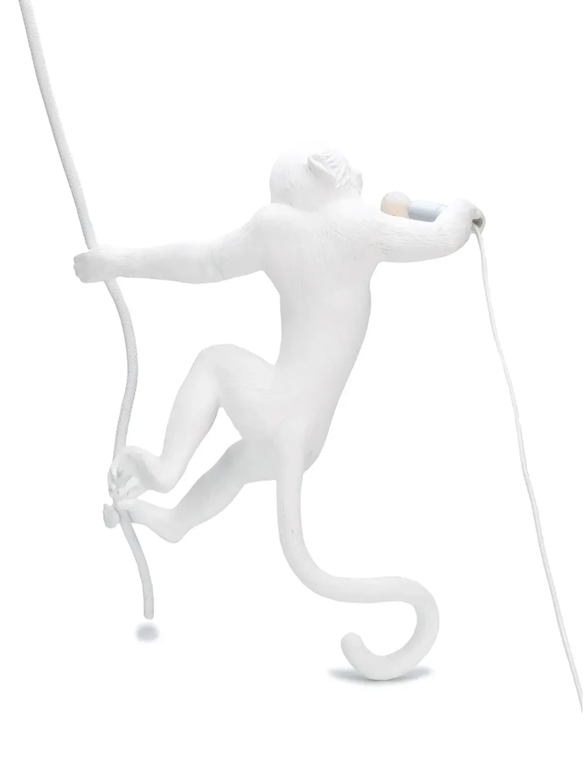 Seletti 猿のロープランプ（ホワイト） - 画像2