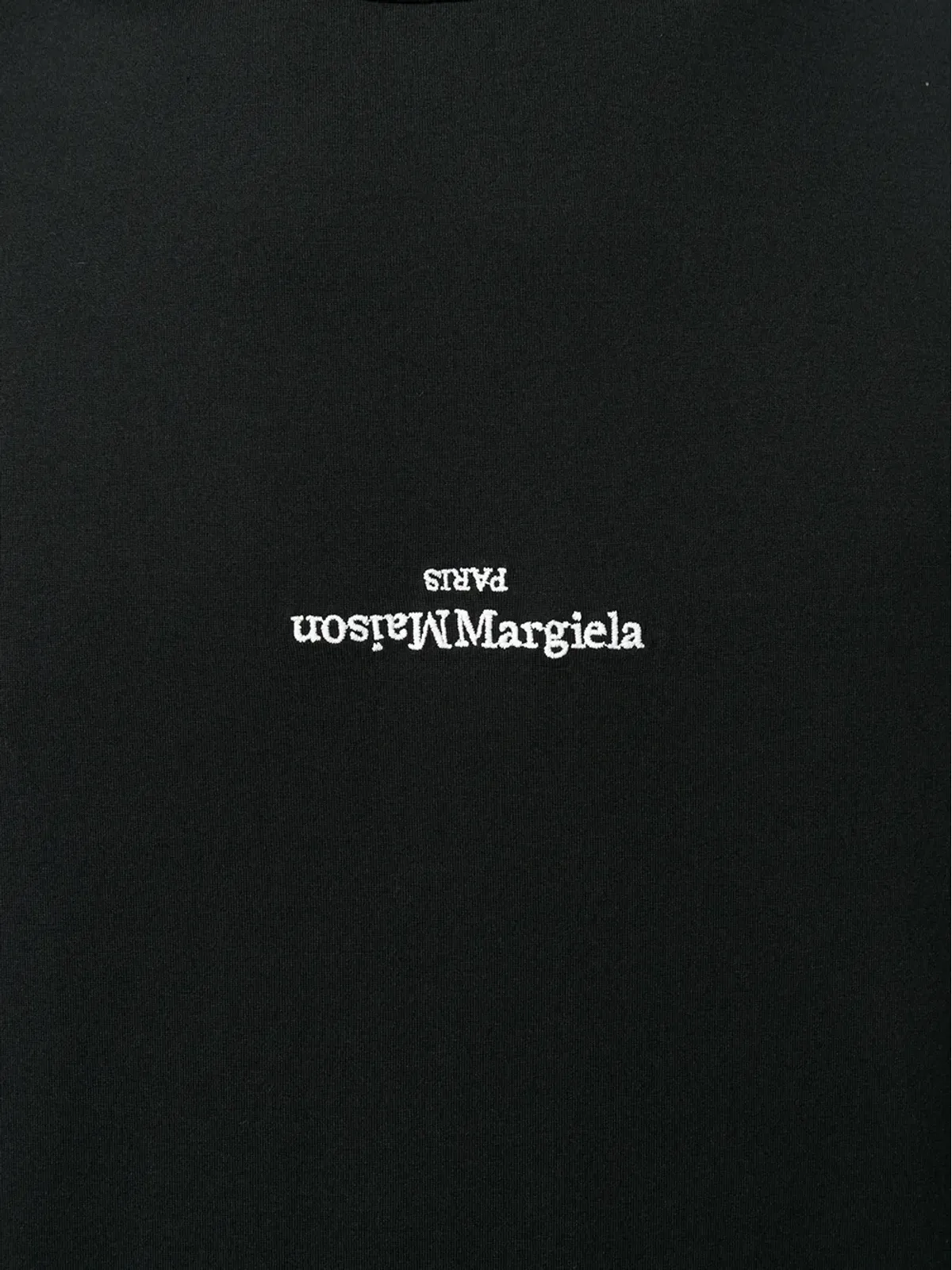 Maison Margiela 歪んだロゴ コットン Tシャツ - 画像5