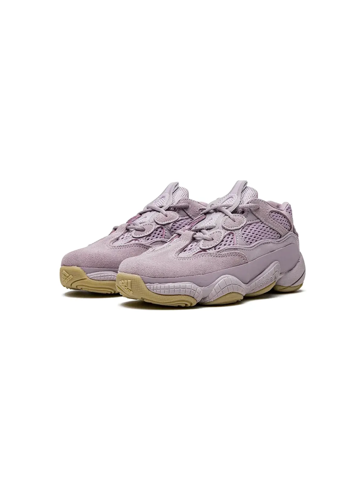 Adidas Yeezy Kids Soft Vision スニーカー（ピンク） - 画像2