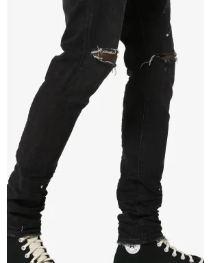 Purple Brand ダメージ加工デニム ジーンズ - サムネイル5