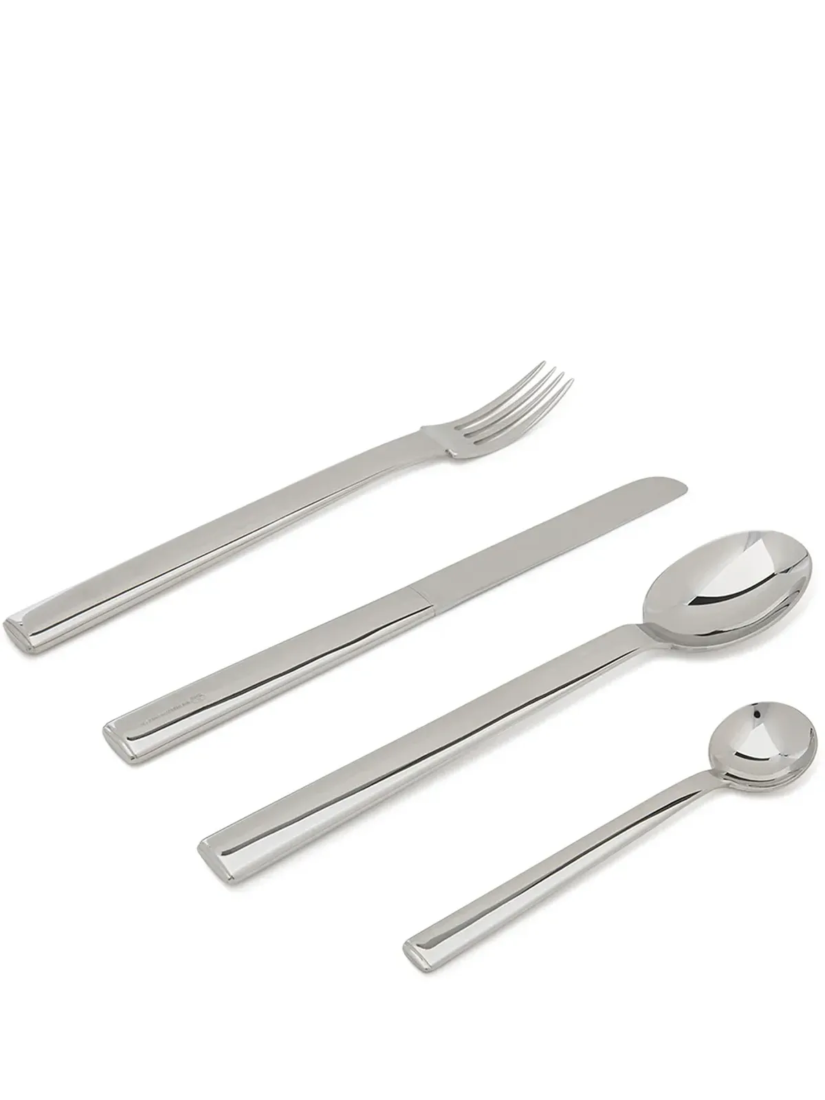Alessi アレッシィ ラウンドモデル 24ピース カトラリーセット - シルバー - 画像1