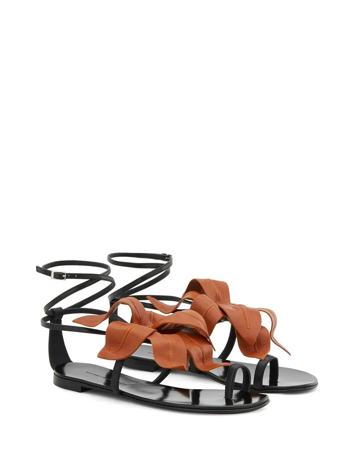 Giuseppe Zanotti リリウム フラットサンダル - 画像2