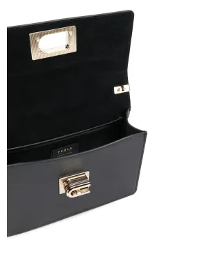 Furla モノグラム クラスプ クロスボディバッグ - Black - サムネイル5