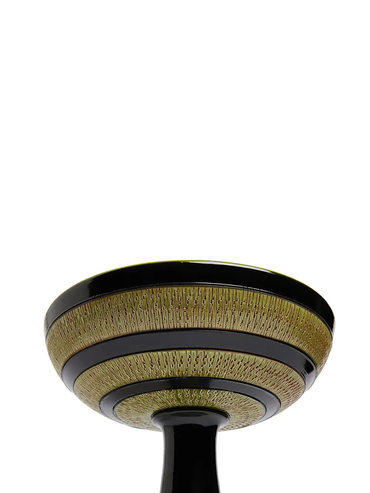 Bitossi Home ブラックの脚付きボウル - 画像3
