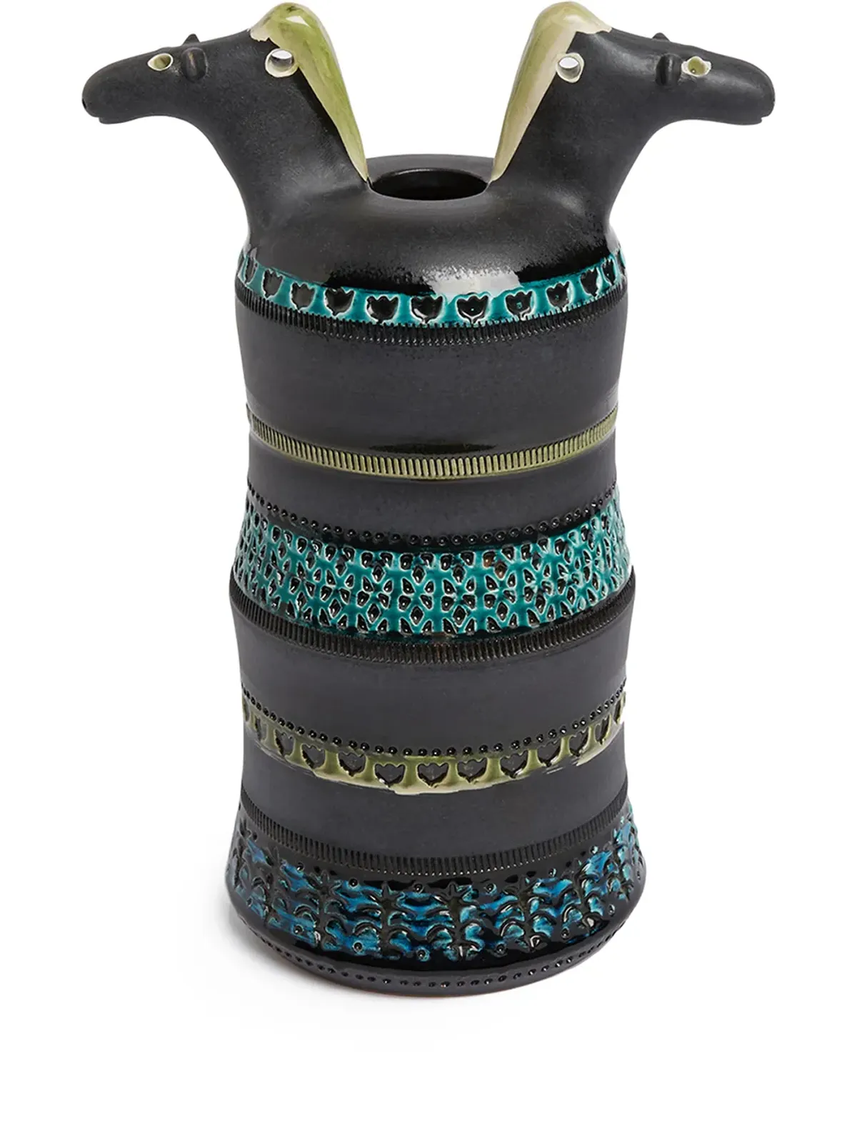 Bitossi Home Horse Heads vase - Blue - 画像1