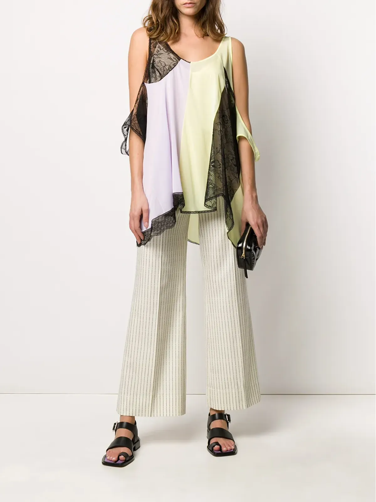 Maison Margiela アシンメトリック パネルド ベストトップ - 画像2