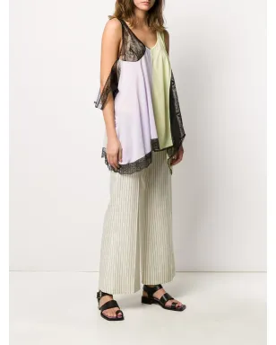 Maison Margiela アシンメトリック パネルド ベストトップ - サムネイル3