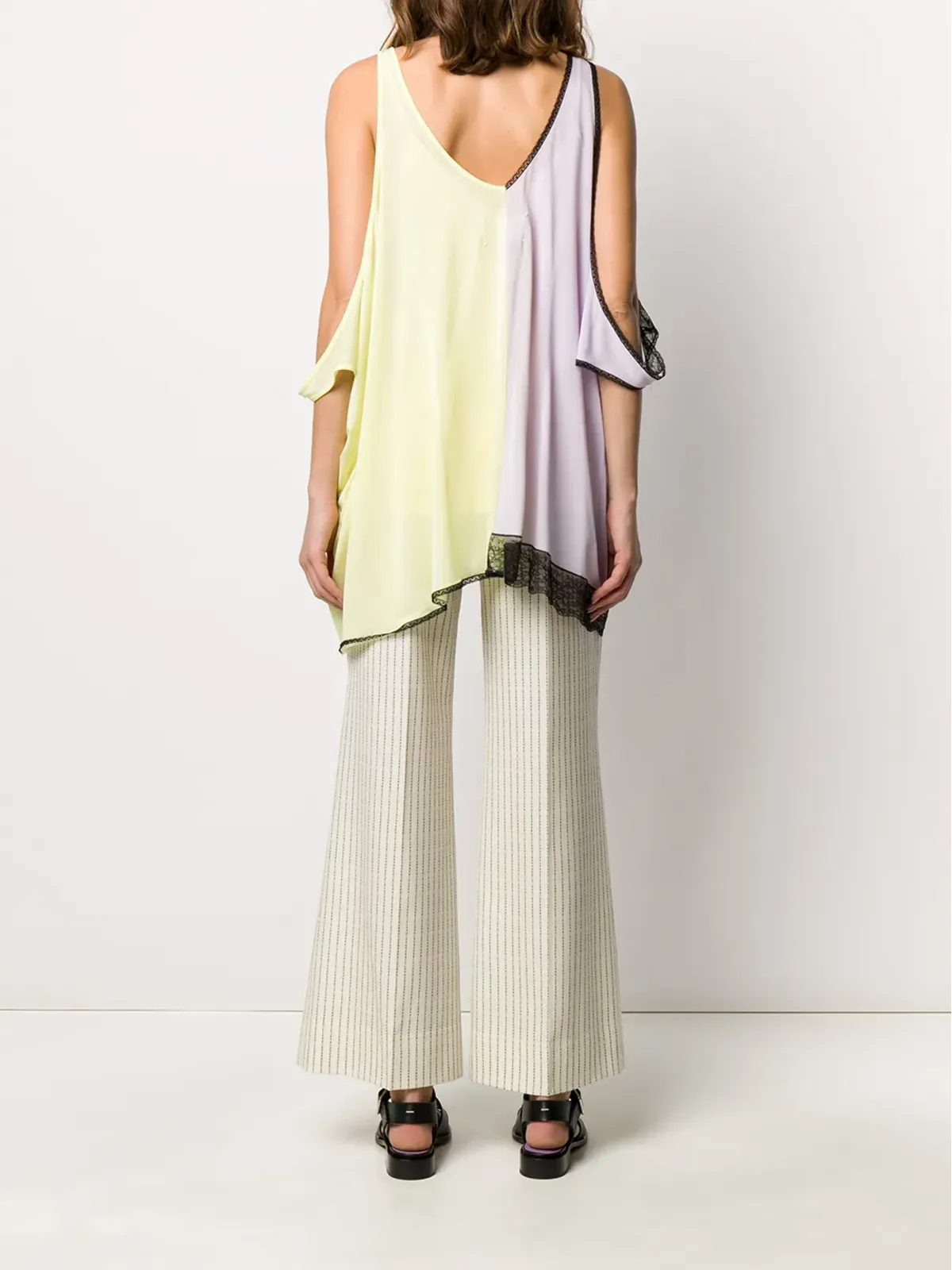 Maison Margiela アシンメトリック パネルド ベストトップ - 画像4