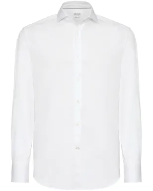 Brunello Cucinelli Classica ボタンアップシャツ - White - サムネイル1