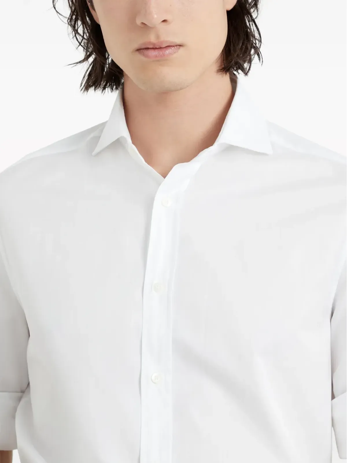 Brunello Cucinelli Classica ボタンアップシャツ - White - 画像5