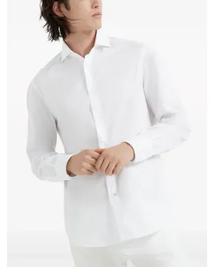 Brunello Cucinelli Classica ボタンアップシャツ - White - サムネイル3