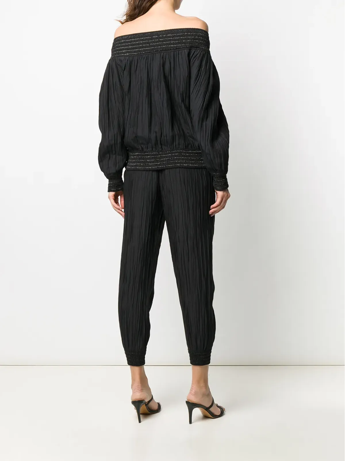 Issey Miyake Pre-Owned 1970年代ギャザー入りトップスとパンツのセット - 画像4