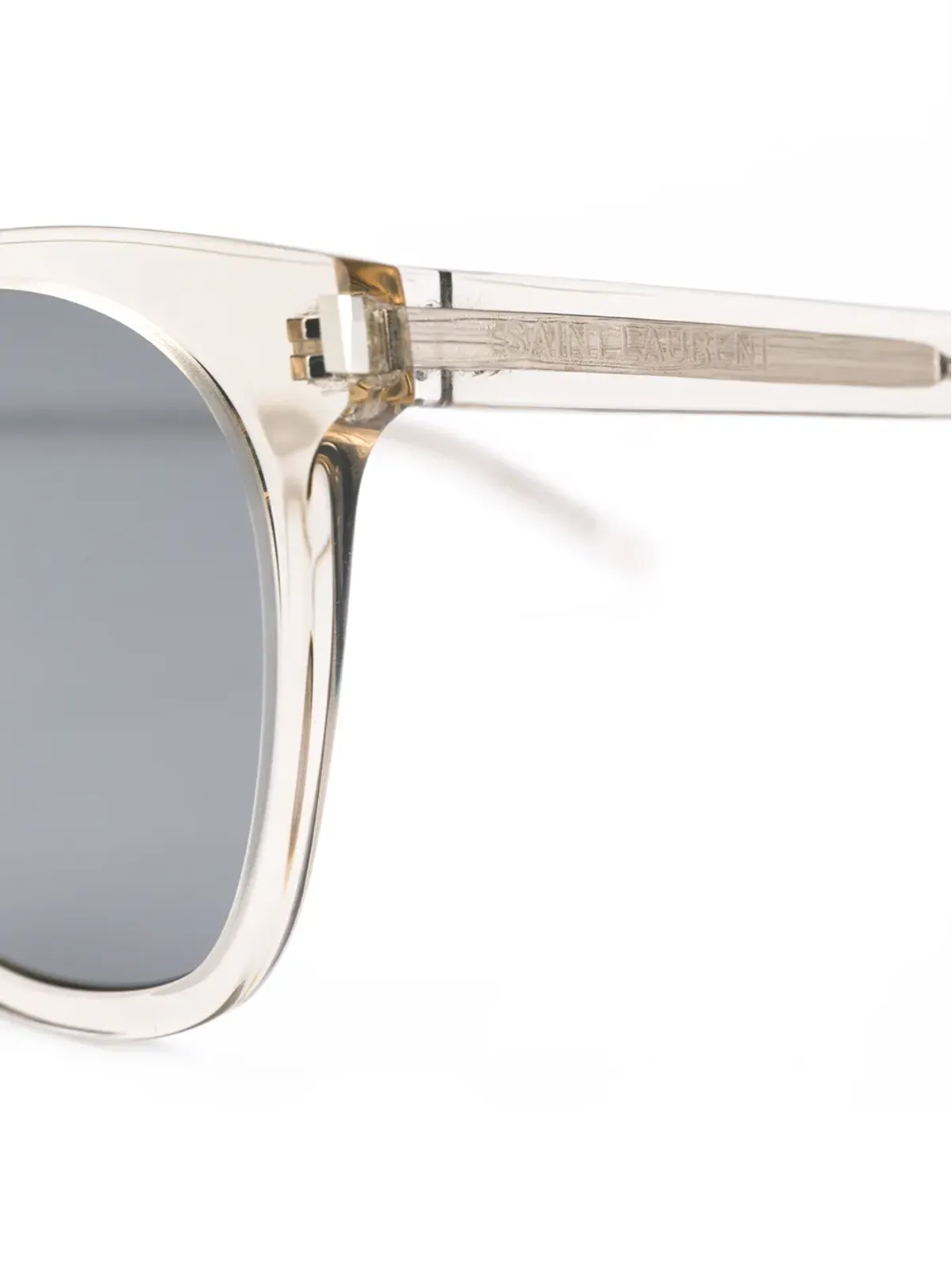 Saint Laurent Eyewear SL28 Slim ソフトスクエアフレーム サングラス - 画像3