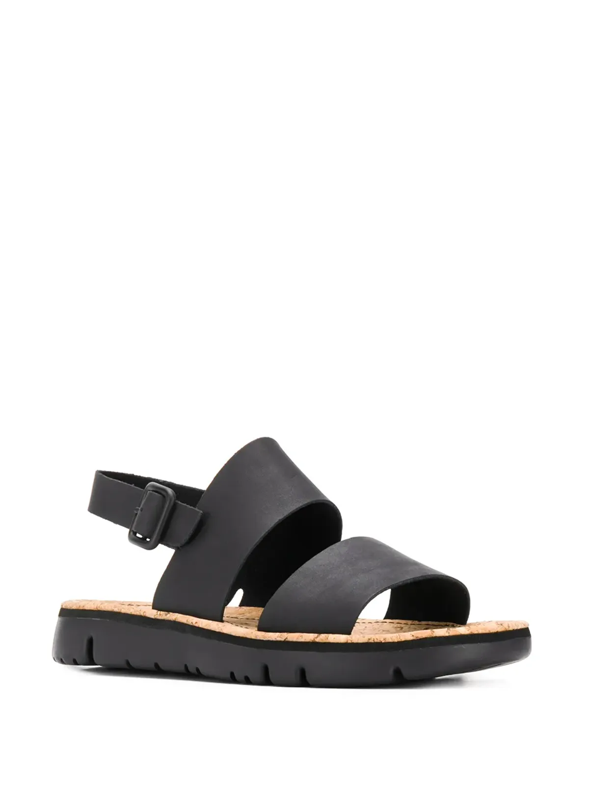 Camper Oruga slingback leather sandals - Black - 画像2