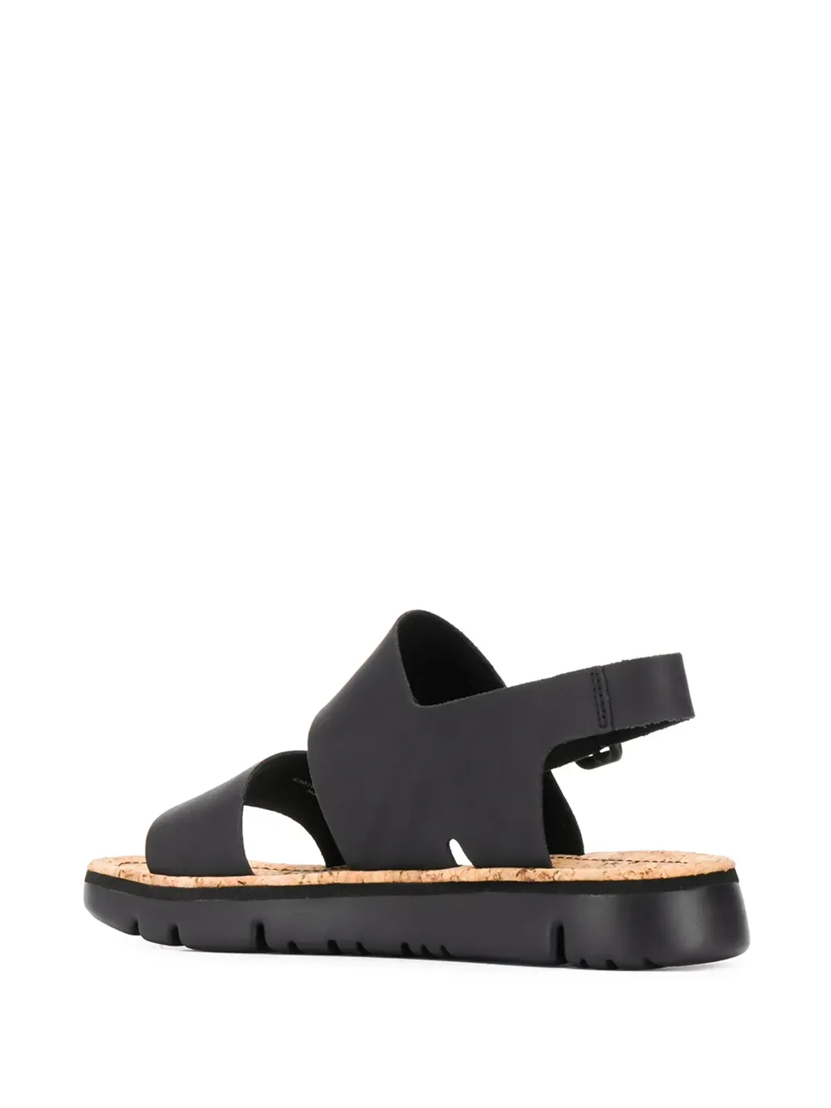 Camper Oruga slingback leather sandals - Black - 画像3