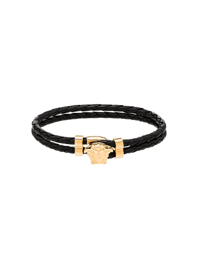 VERSACE Versace ラ・メデュサ レザー ブレスレットの商品画像