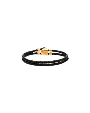 Versace ラ・メデュサ レザー ブレスレット - サムネイル4