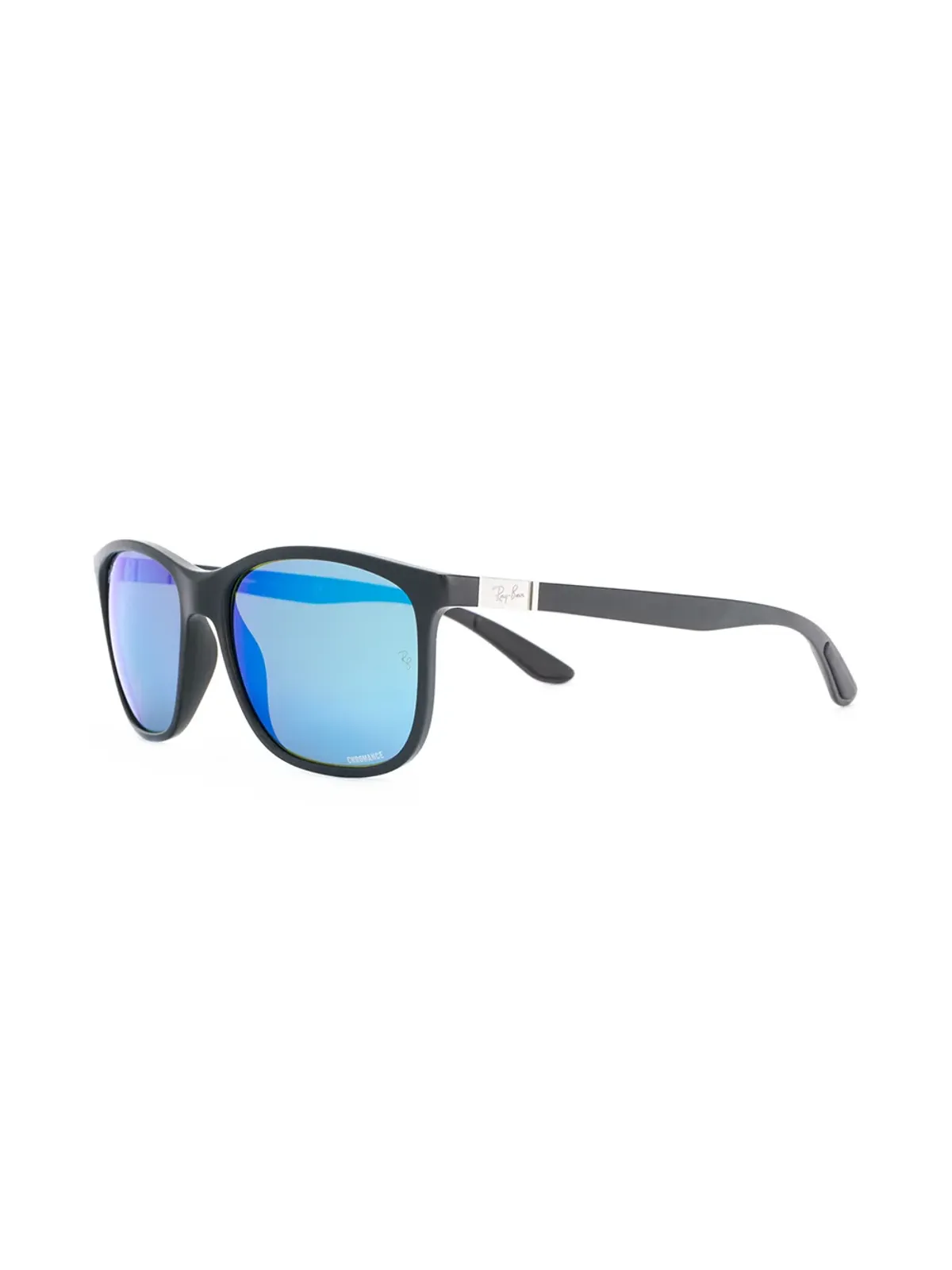 Ray-Ban ミラーサングラス ブラック - 画像2