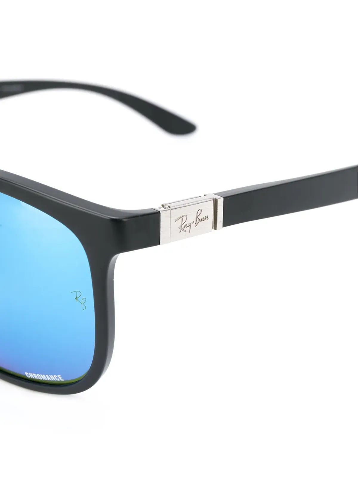 Ray-Ban ミラーサングラス ブラック - 画像3
