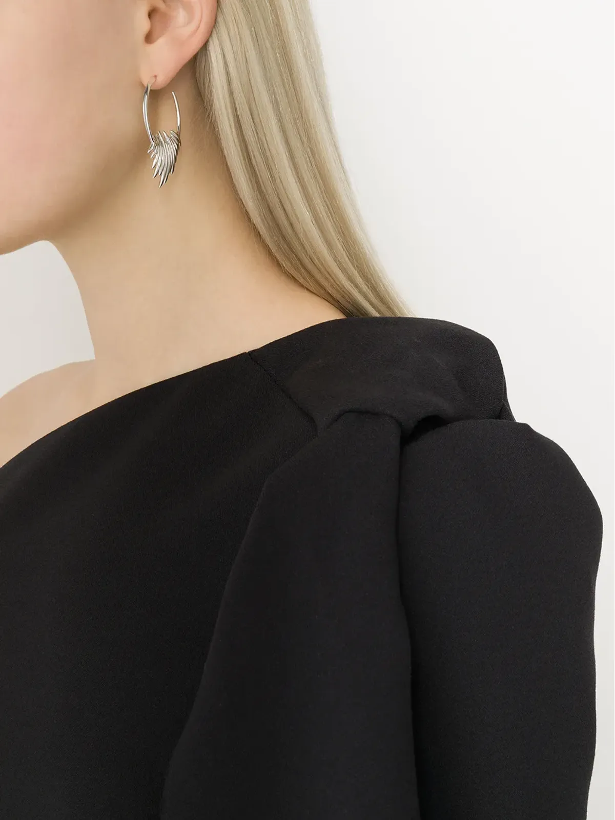 Shaun Leane Quill hoop earrings - 画像2