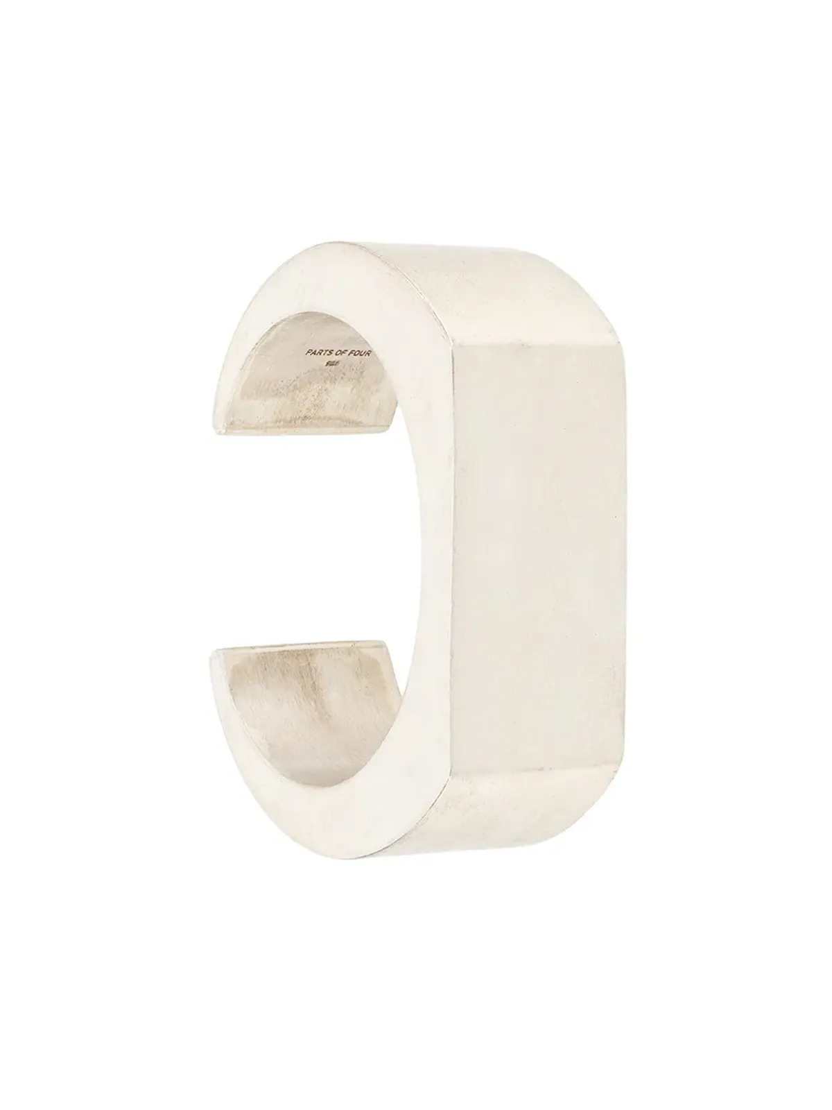 Parts of Four Crescent Plane cuff - Silver - 画像1