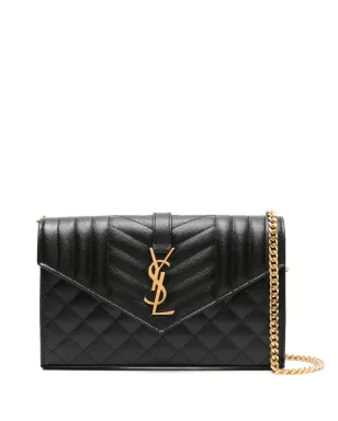 Saint Laurent エンベロープ レザー クロスボディバッグ - サムネイル1