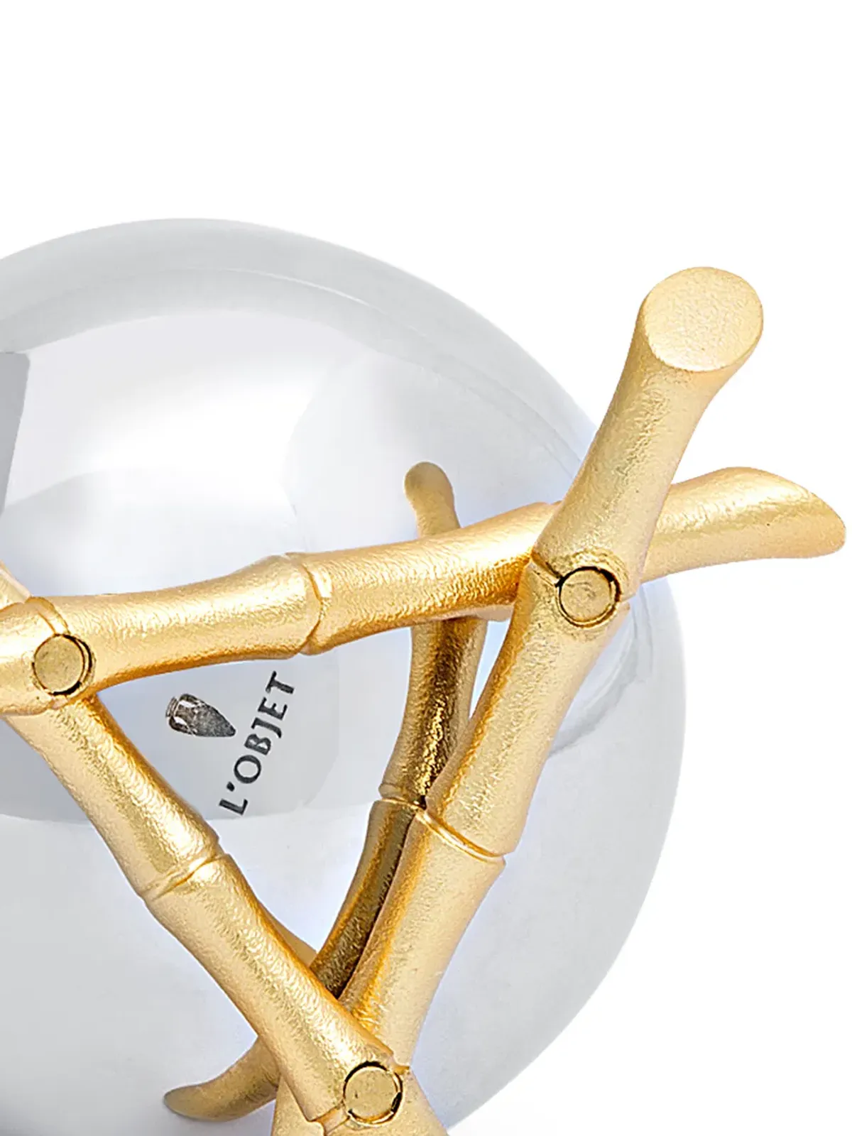 L'Objet 小さな Bambou ボウル - メタリック - 画像3