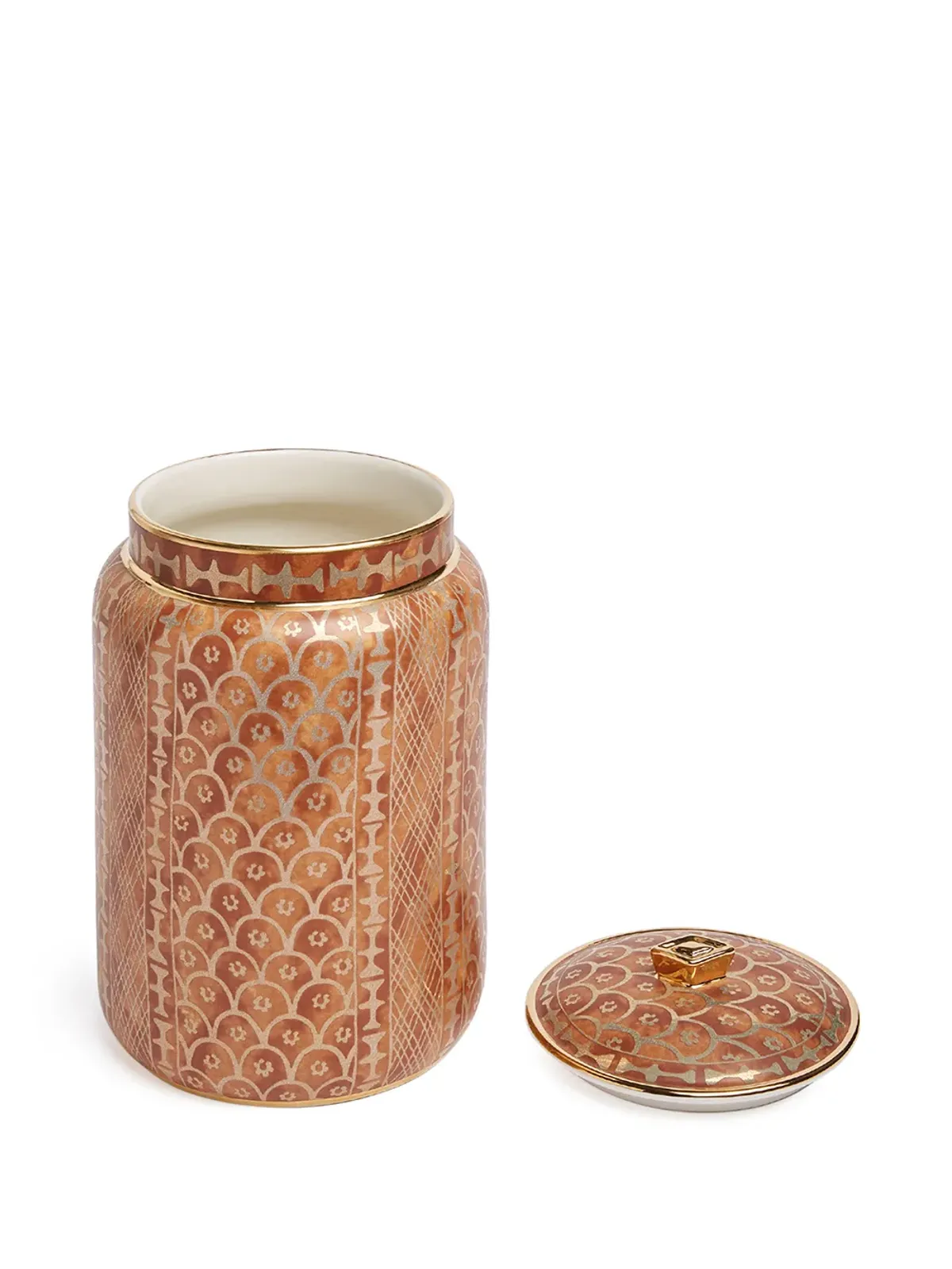 L'Objet Fortuny ポーセリンキャニスター オレンジ - 画像2