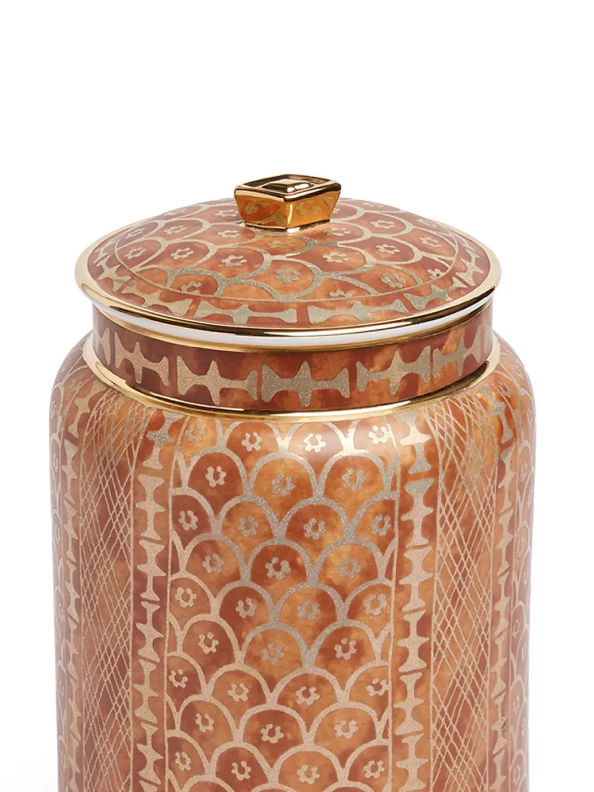 L'Objet Fortuny ポーセリンキャニスター オレンジ - 画像3