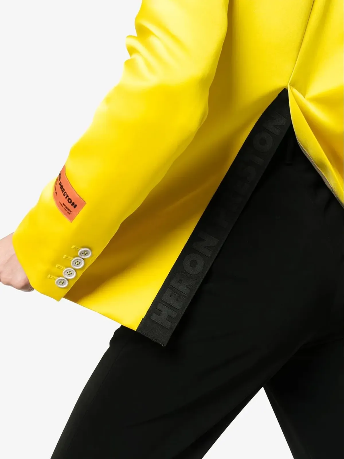 Heron Preston ミカド シングルブレスト ブレザー - イエロー - 画像5