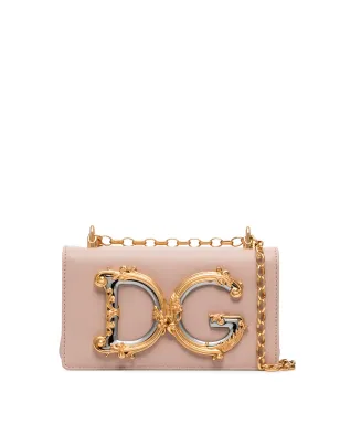 Dolce & Gabbana DG Girls レザー ミニバッグ - ピンク - サムネイル1