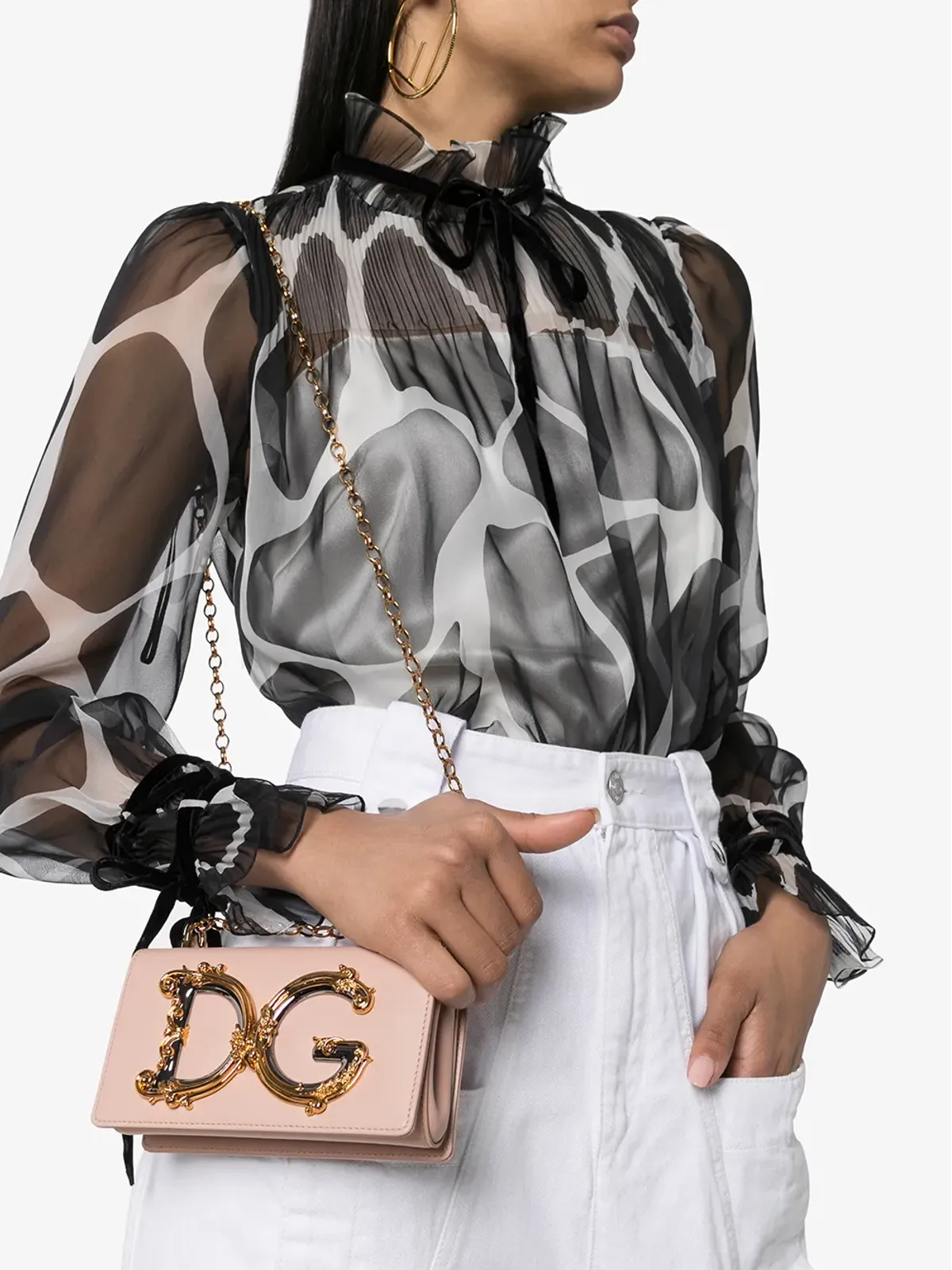 Dolce & Gabbana DG Girls レザー ミニバッグ - ピンク - 画像2