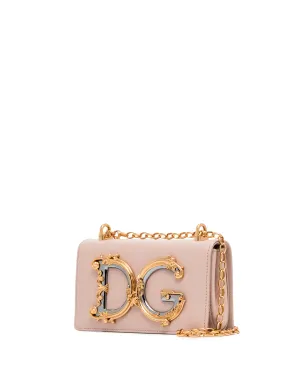 Dolce & Gabbana DG Girls レザー ミニバッグ - ピンク - サムネイル4