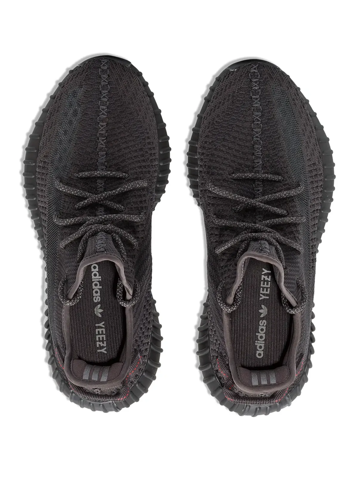 adidas Yeezy Boost 350 V2 'Black - Static' スニーカー - 画像4
