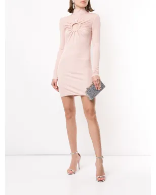 TOM FORD ギャザー入りフィットドレス（ピンク） - サムネイル2