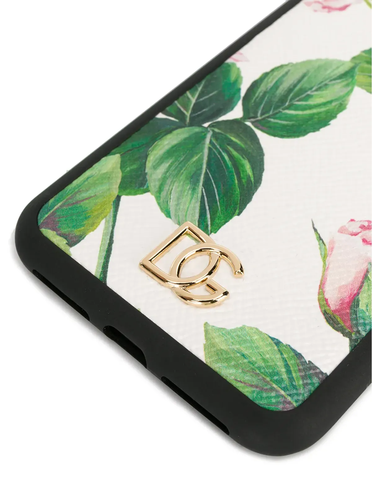 Dolce & Gabbana ローズプリント iPhone XS Max ケース - ホワイト - 画像3