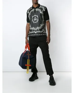 Dolce & Gabbana ダブルバックルファスニング トラウザーズ - ブラック - サムネイル2
