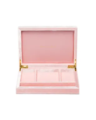 Sophie Bille Brahe ピンクベルベットジュエリーボックス - サムネイル3